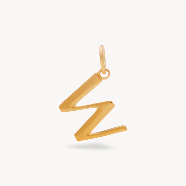 Letter charm â gold hillberg berk