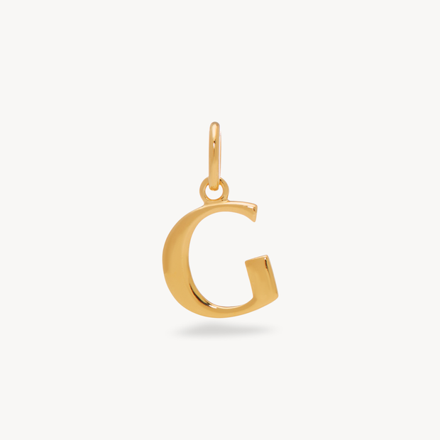 Letter charm â gold hillberg berk