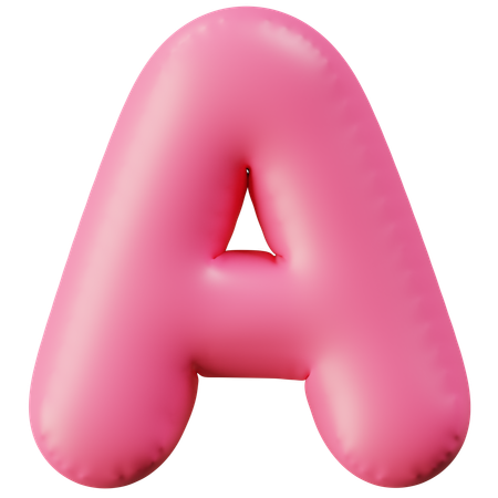 Letter a d icon download in png obj or blend format