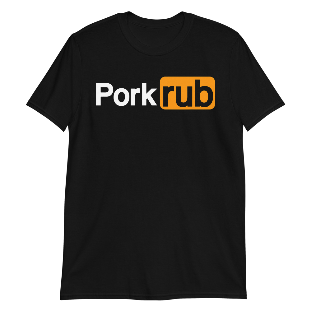 Pork rub bbq beer party foodaholic meme funny parody barbecue t