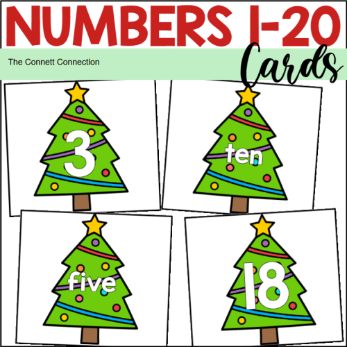 Christmas alphabet and number cards and puzzles made by teachers