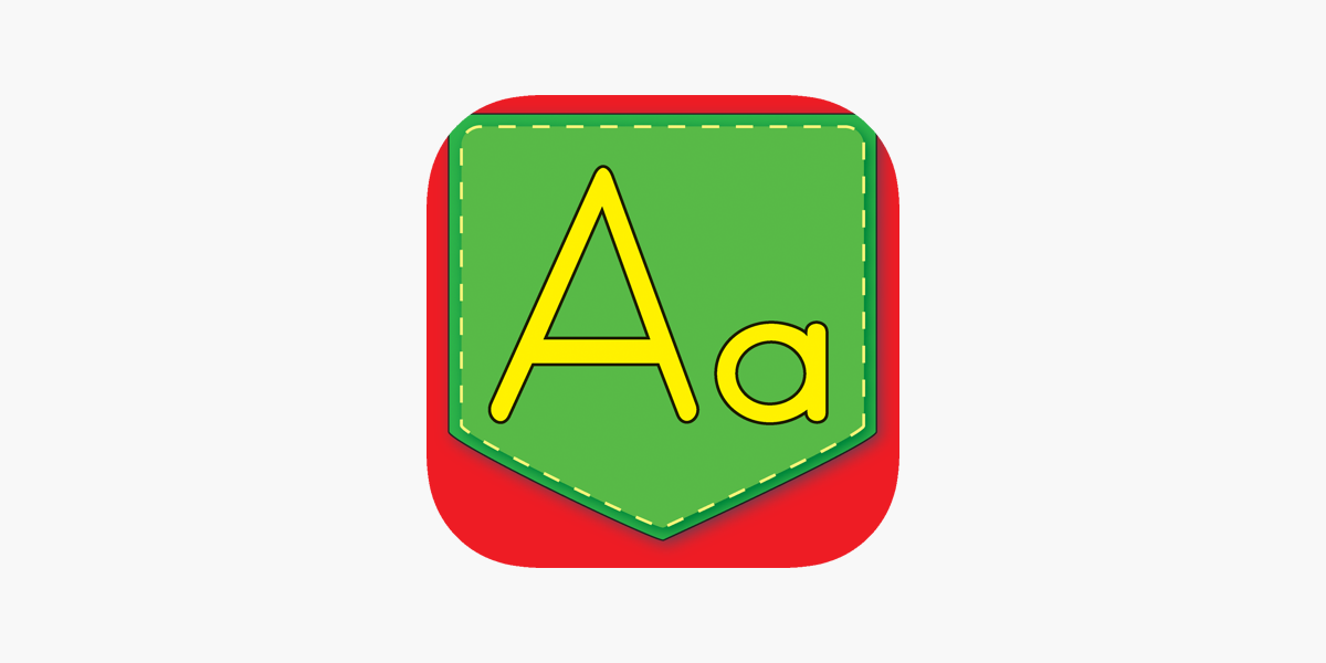 Upper and lowercase letters on the app store