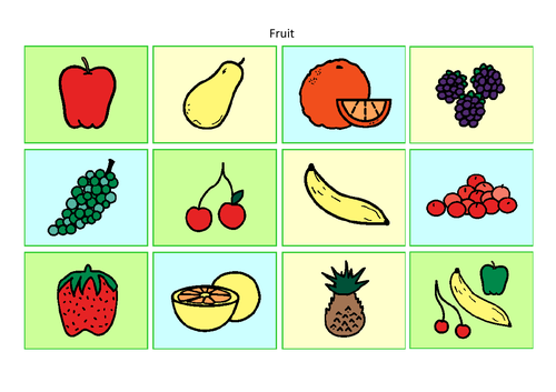 Fruit and veg activity pack with symbols teaching resources