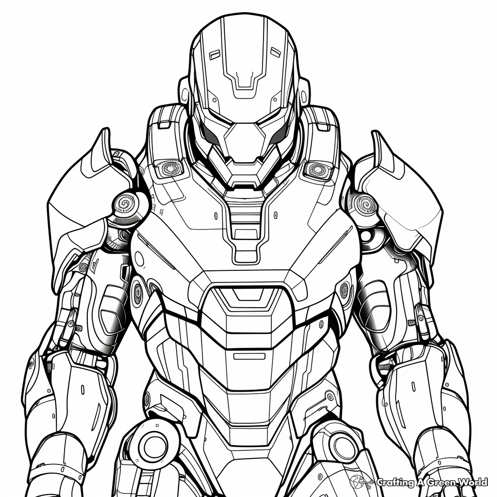 Iron man coloring pages