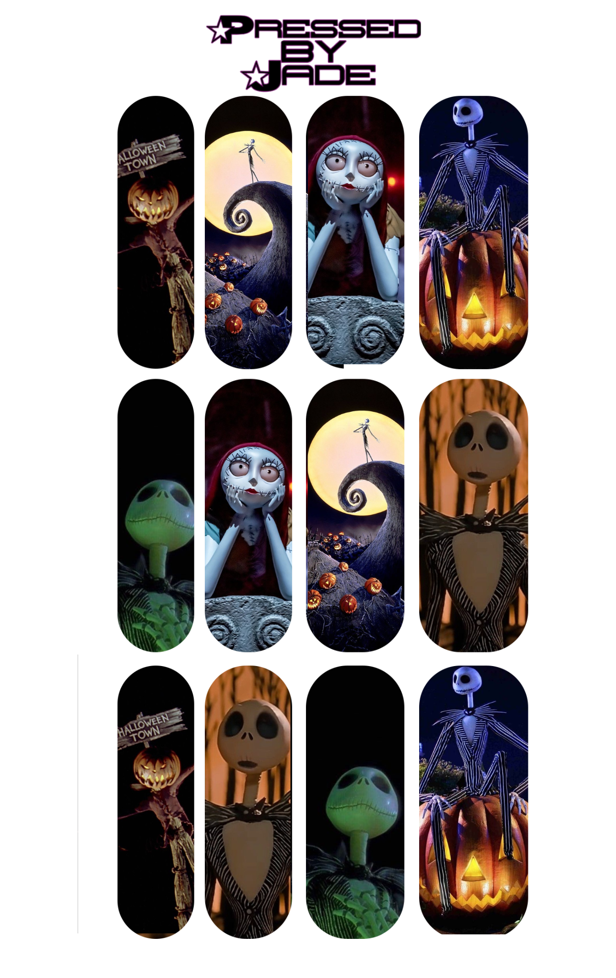 Nightmare before christmas decals â