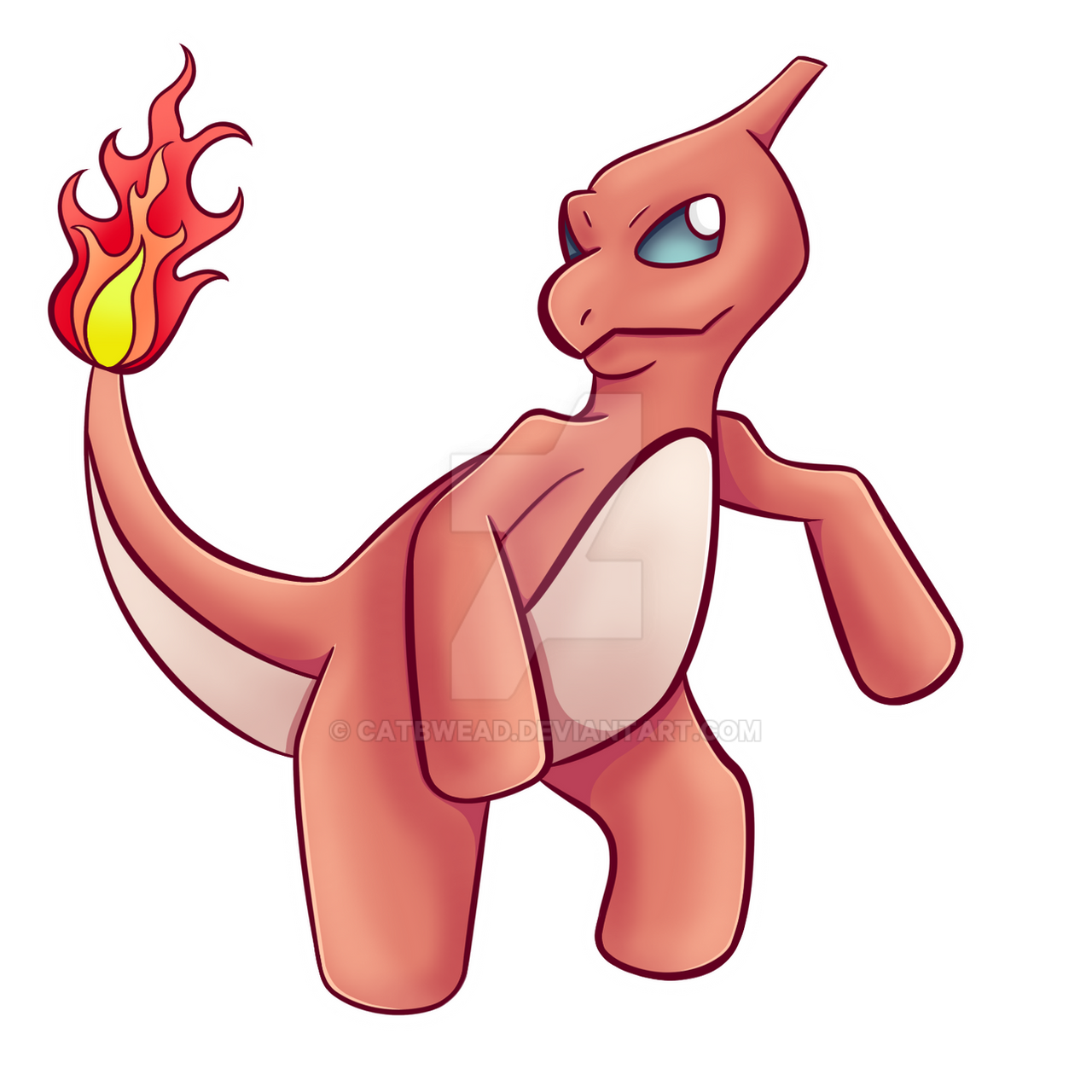 Pokemon charmeleon by catbwead on