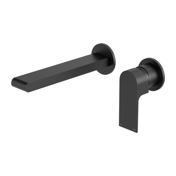 Wall basinbath mixers matte black bianca range