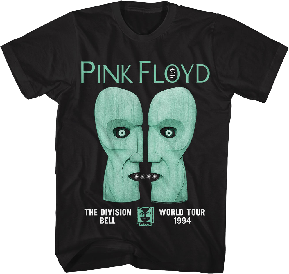 The division bell world tour pink floyd t