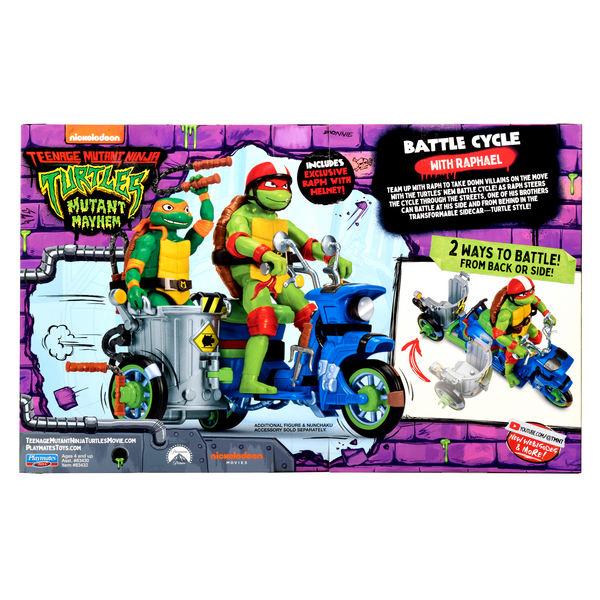 Teenage mutant ninja turtles mutant mayhem movie vehicle with figures planet fun