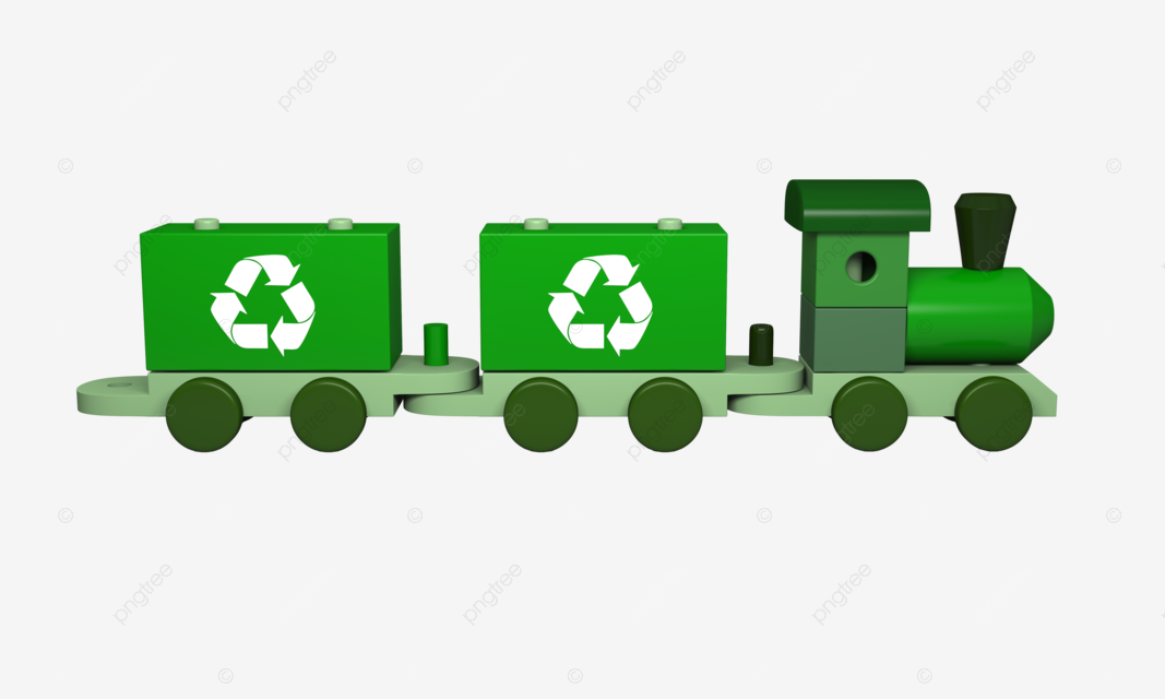 Green toy train preschool symbol recycling symbol green png transparent image and clipart for free download
