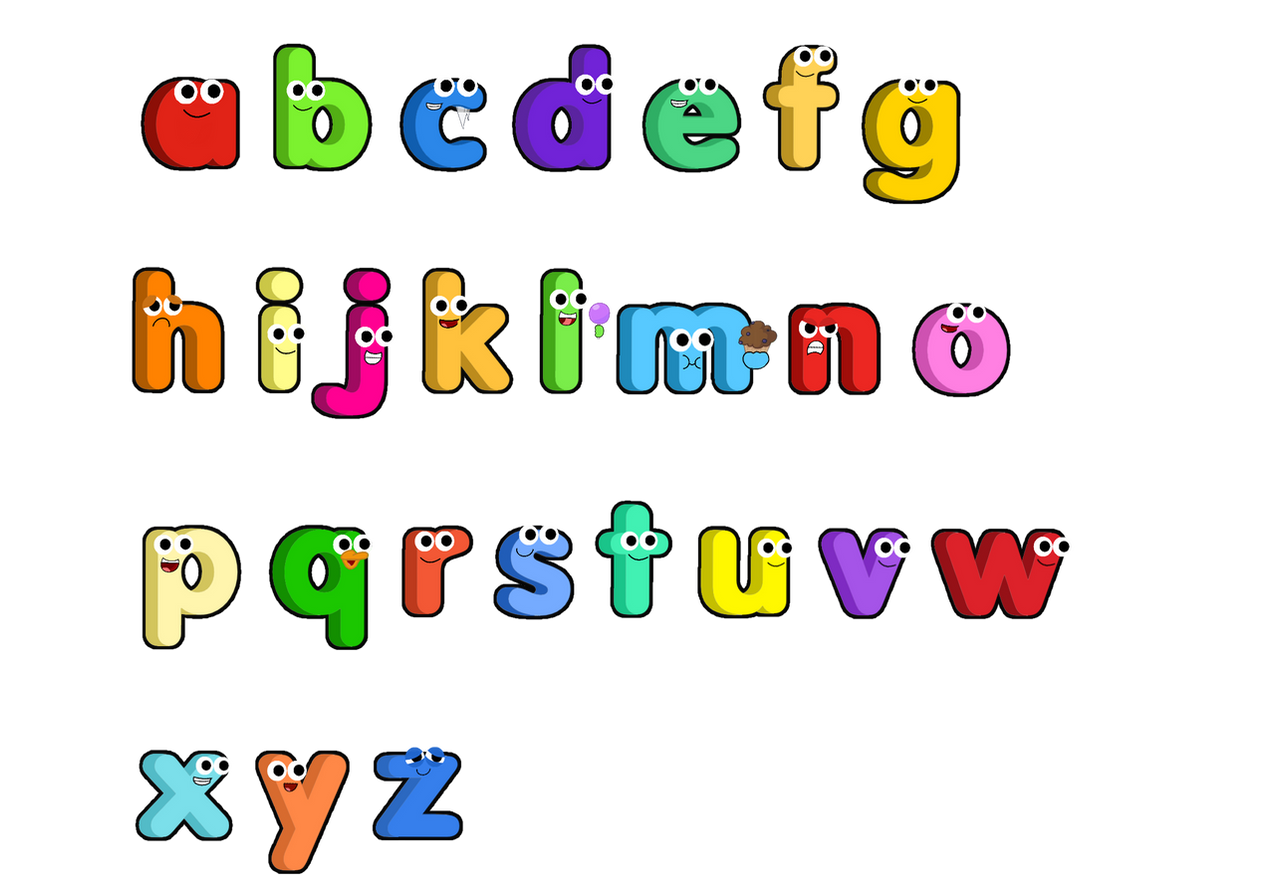 Alive lowercase letter factory alphabet by aidasanchez on