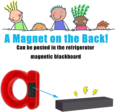 Pcs magnetic letters numbers alphabet abc fridge magnets preschool educa