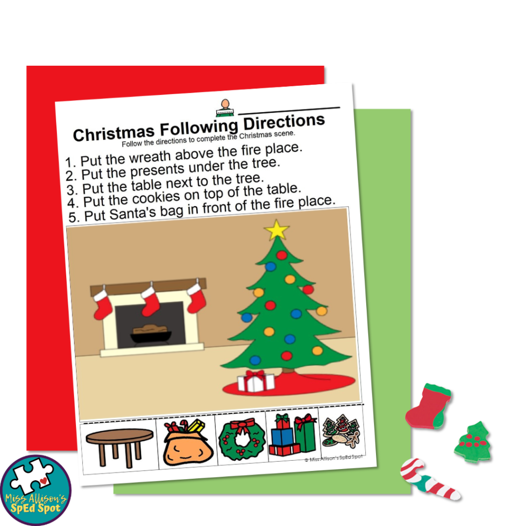 Christmas thematic unit for elementary special ed made by teachers