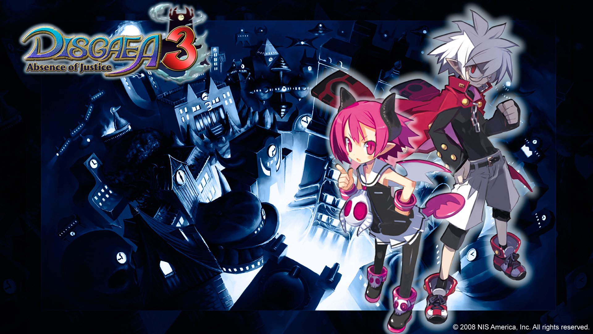 Disgaea absence of justice hd papers and backgrounds