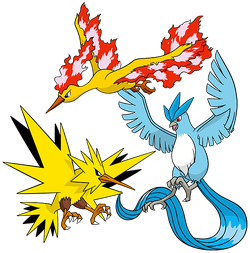 Articuno zapdos and moltres