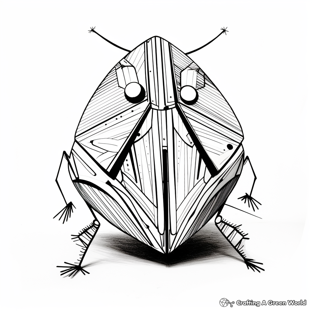 Stink bug coloring pages