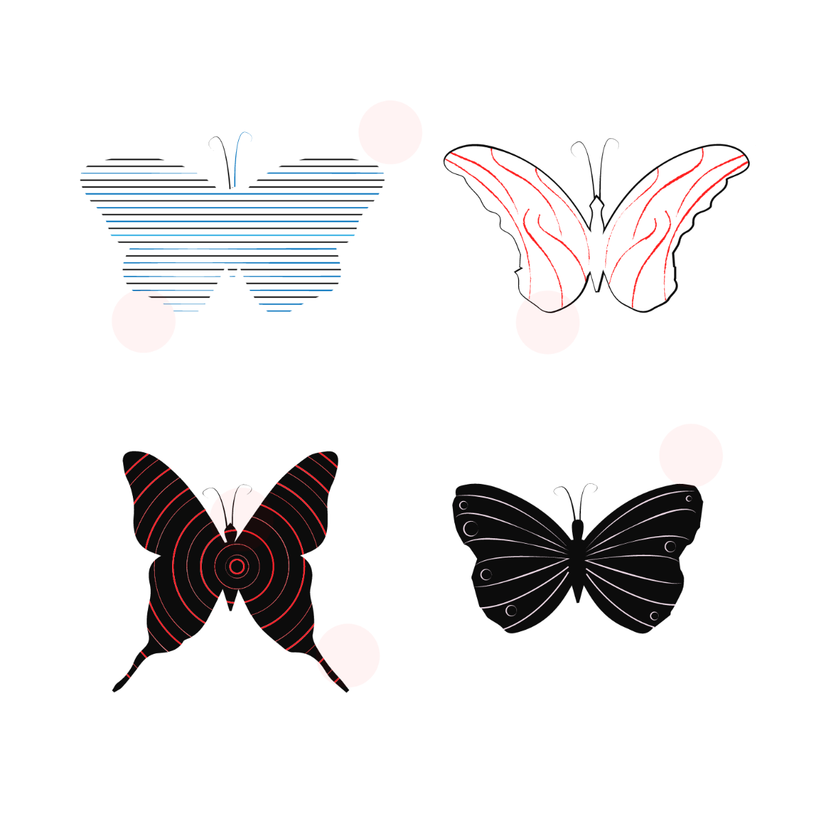 Free butterfly vector