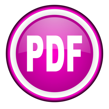 Pdf white icon png images vectors free download