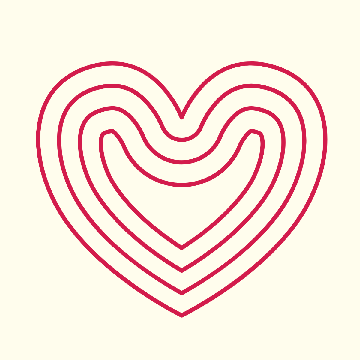 Free heart outline