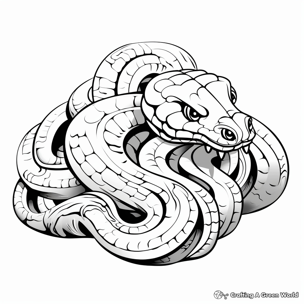 Viper coloring pages