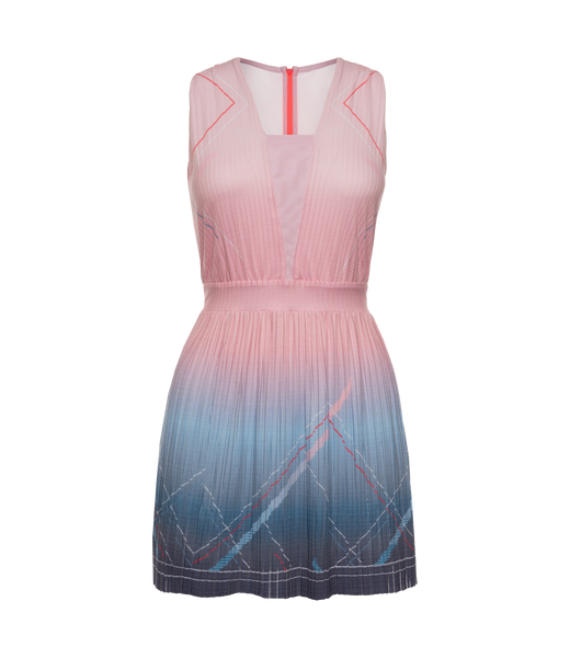 Deep v pleated dress â k