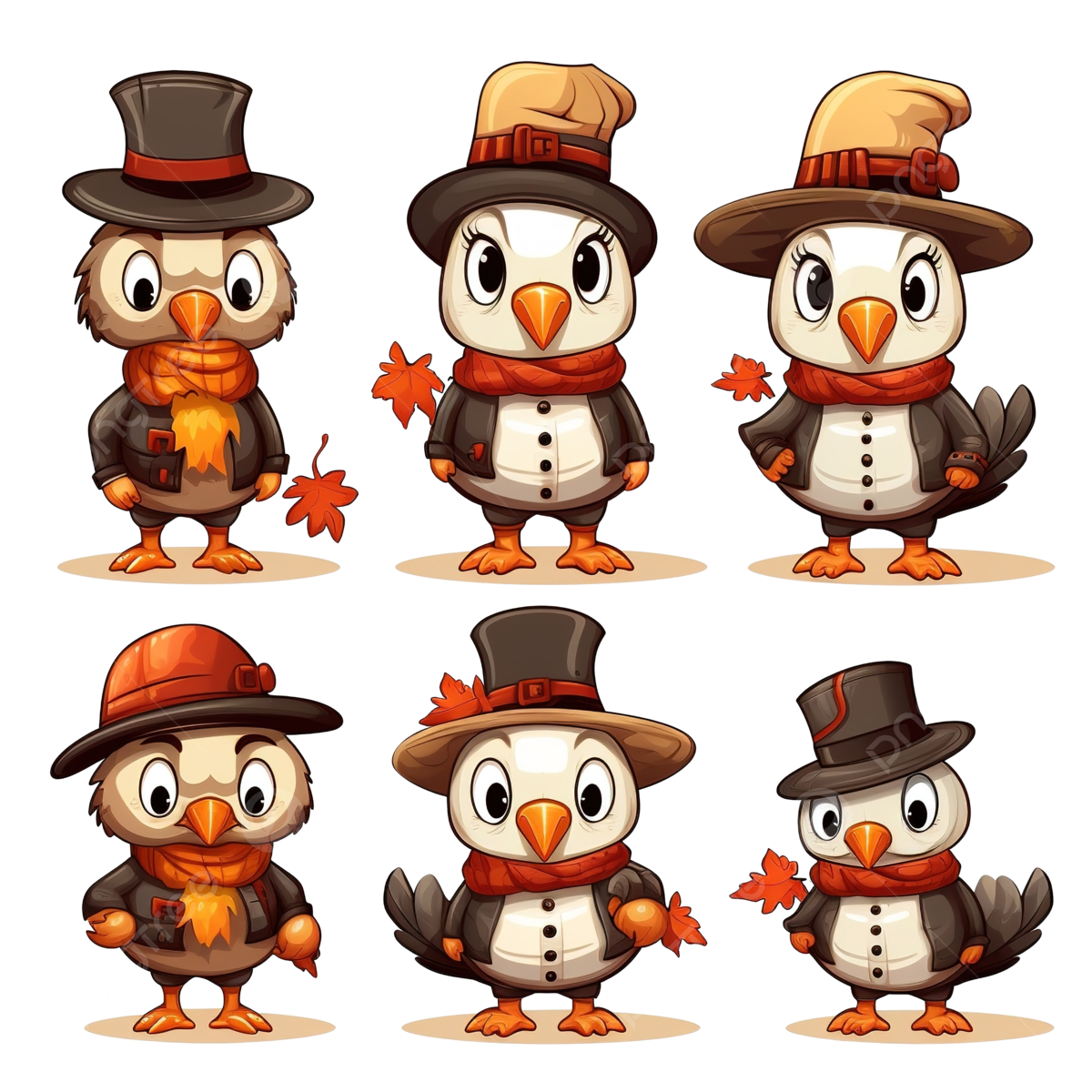 Thanksgiving pilgrims png transparent images free download vector files