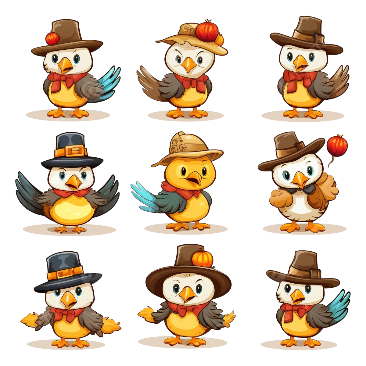 Thanksgiving pilgrims png transparent images free download vector files