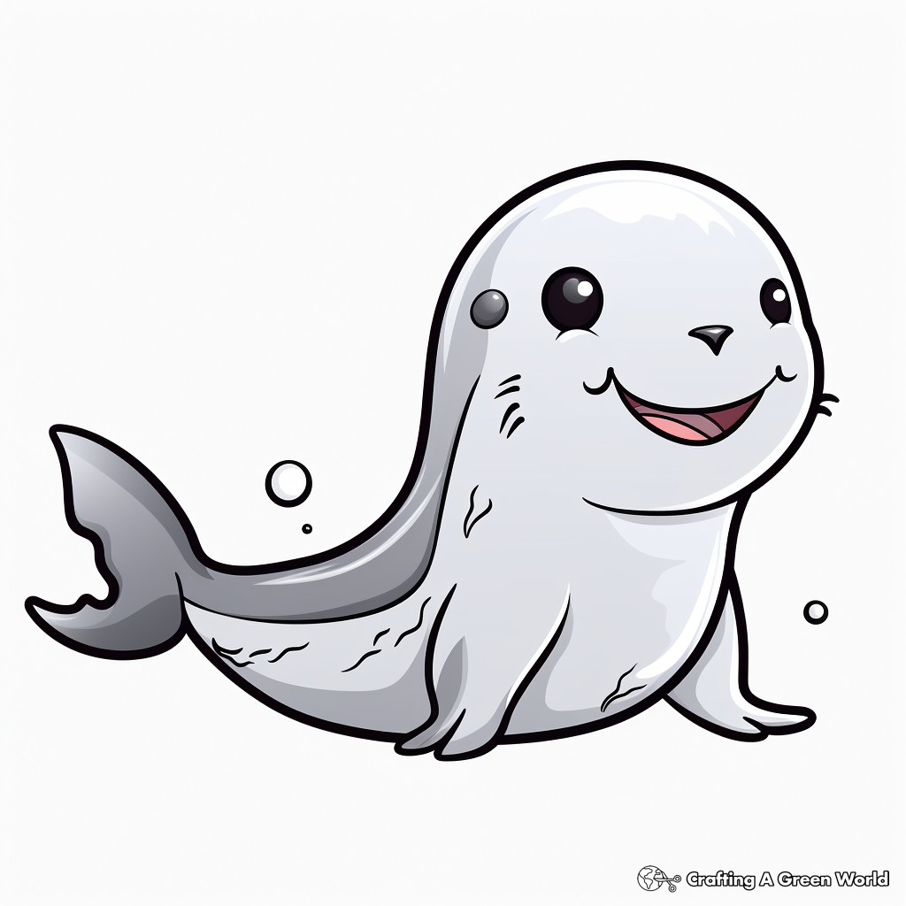 Leopard seal coloring pages