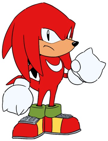 Knuckles the echidna anime sonic pokãmon universe wiki