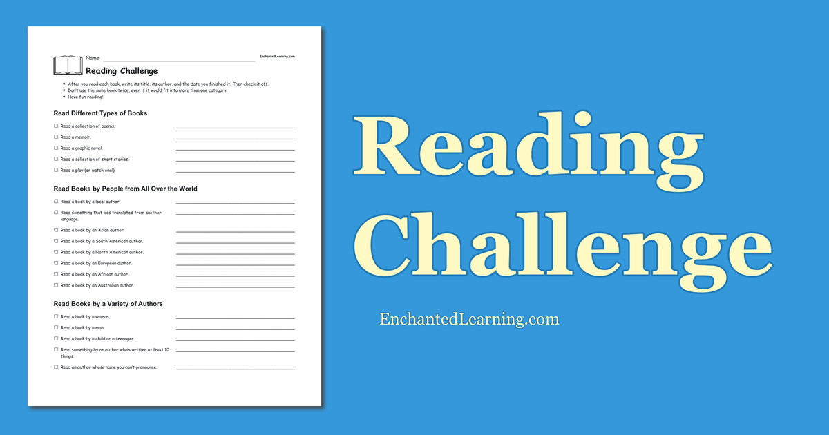 Reading challenge