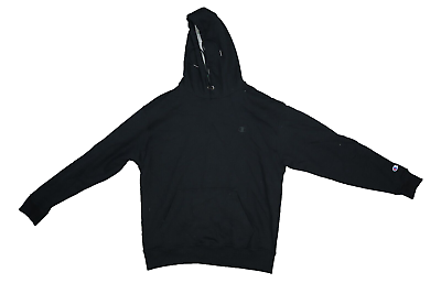 Champion mens powerblend pullover hoodie black large for sale online