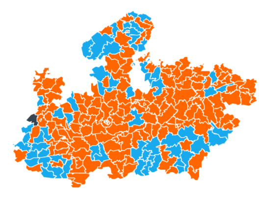 Can somebody predict the result of the madhya pradesh assembly election in