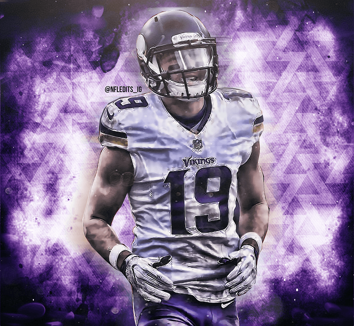 Adam Thielen Football Digital Art by Kelvin Kent - Fine Art America