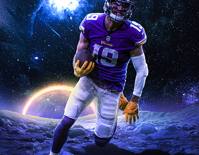 Adam Thielen Signed Minnesota Vikings Jersey with Custom Picture Print –