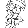 Christmas candy cane coloring pages printable for free download