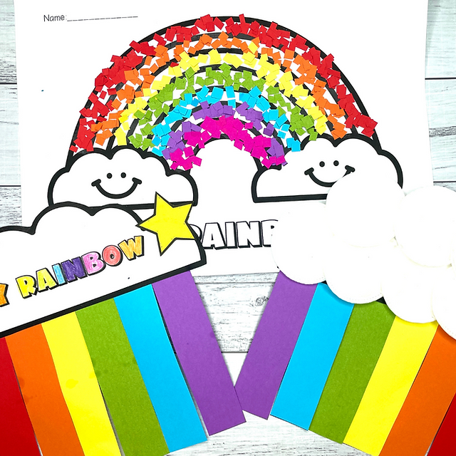 Rainbow activities for kindergarten