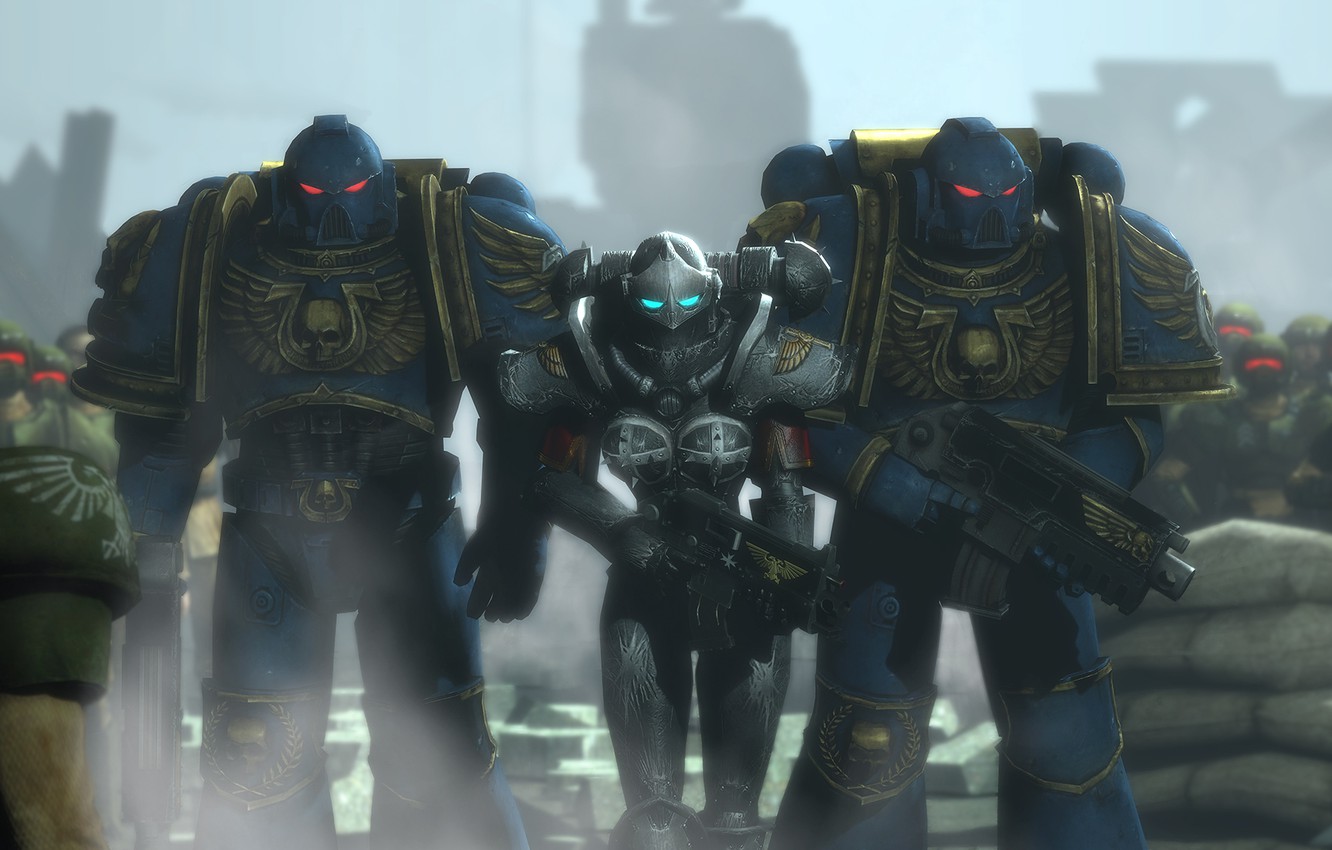 Wallpaper space marine warhammer trio images for desktop section ñððñðññððºð