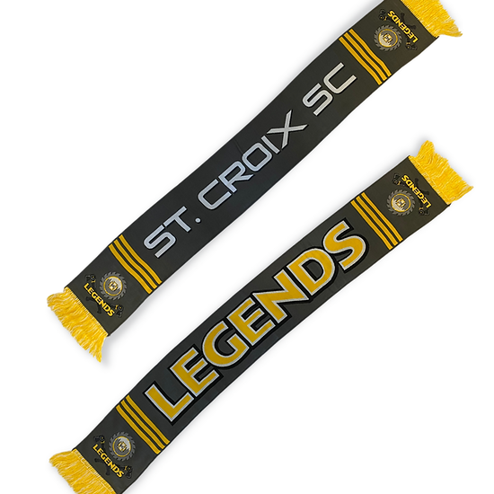 Legends soccer scarf stcroix legends