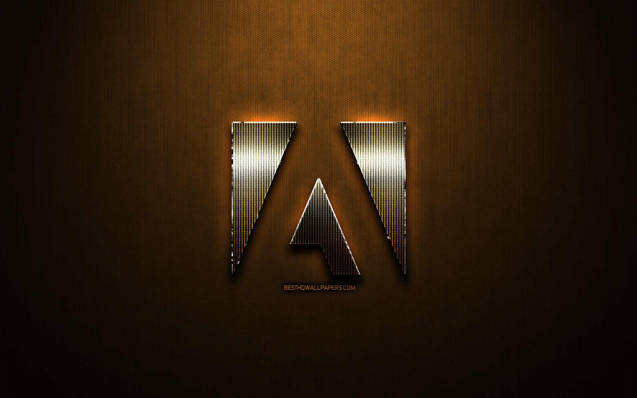 Download wallpapers adobe glitter logo creative bronze metal background adobe logo brands adobe for desktop with resolution x high quality hd pictures wallpapers