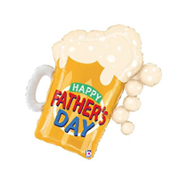 New fathers day beer mug foil balloon