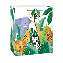 New safari animal medium gift bag