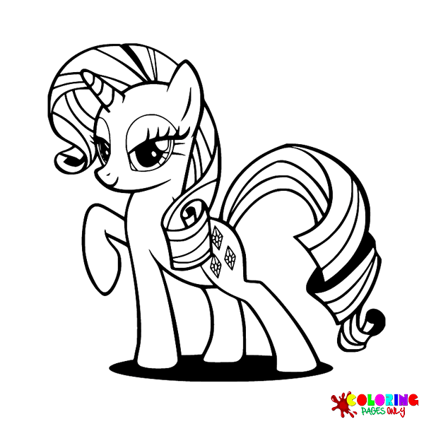 Rarity coloring pages