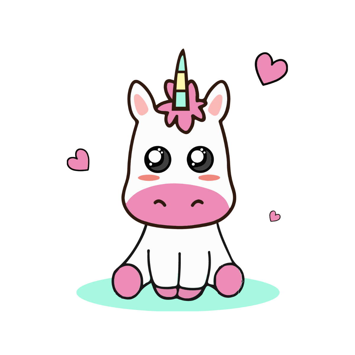 Free unicorn vector