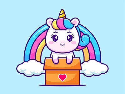 Cute baby unicornðððð by catalyst on