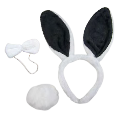 Adults ladies white bunny rabbit fancy dress stume wonderland fairytale alice