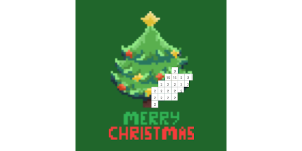 Christmas pixel coloring game