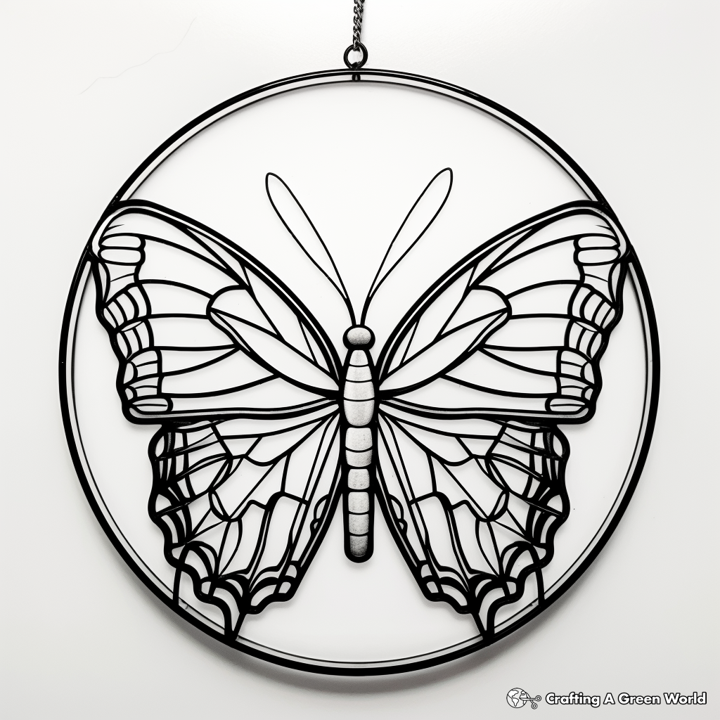 Suncatcher coloring pages