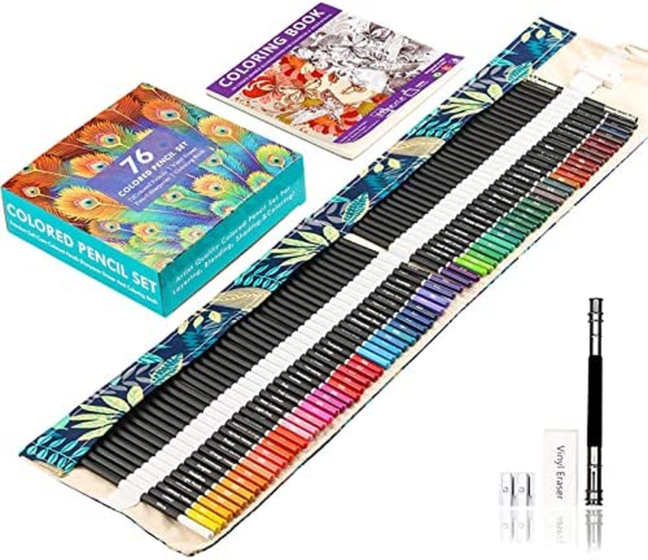 Cylord colored pencils for adults coloring books premier soft core color pen