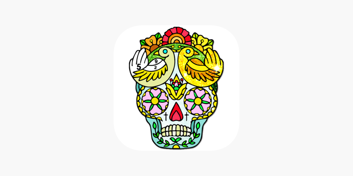 App store äçâtattoo paint by number bookâ