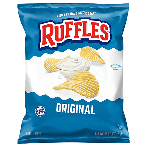 Ruffles original potato chips oz bag chips deca